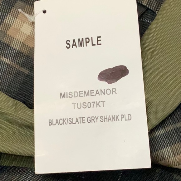 Jansport MISDEMEANOR Backpack - Black/Slate grey Shank Plaid - Picture 15 of 16